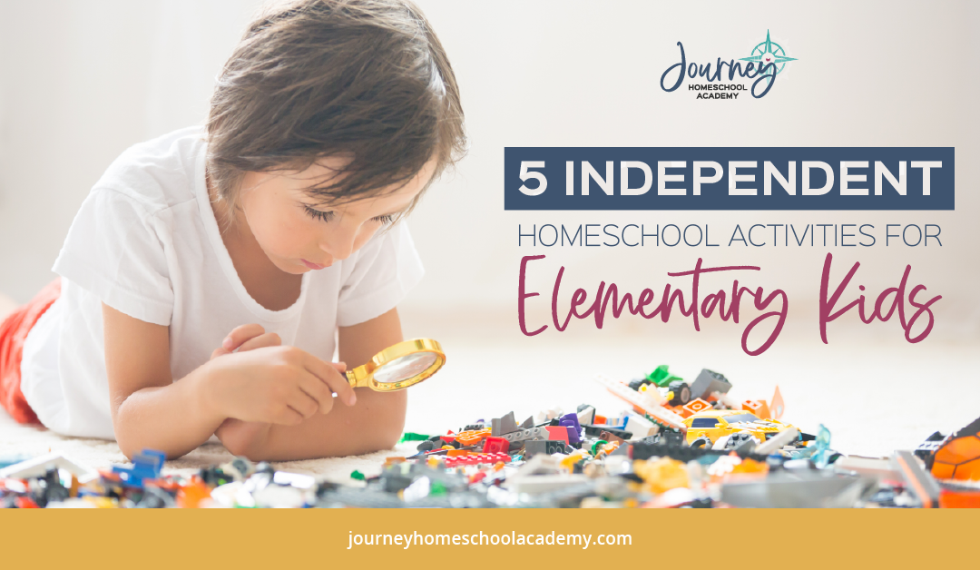 5 Independent Homeschool Activities for Elementary Kids
