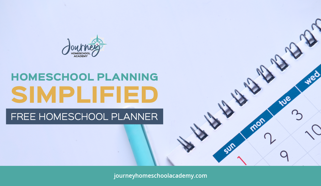Homeschool Planning Simplified: Free Homeschool Planner