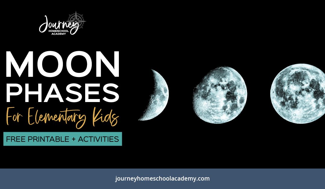 Moon Phases for Elementary Kids: Free Printable + Activities