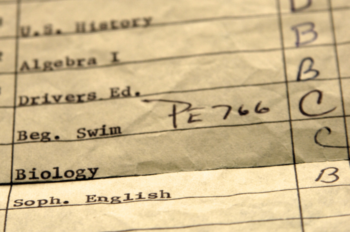 Homeschool High school transcript