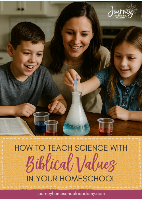 How to Teach Science with Biblical Values in Your Homeschool - Journey Homeschool Academy