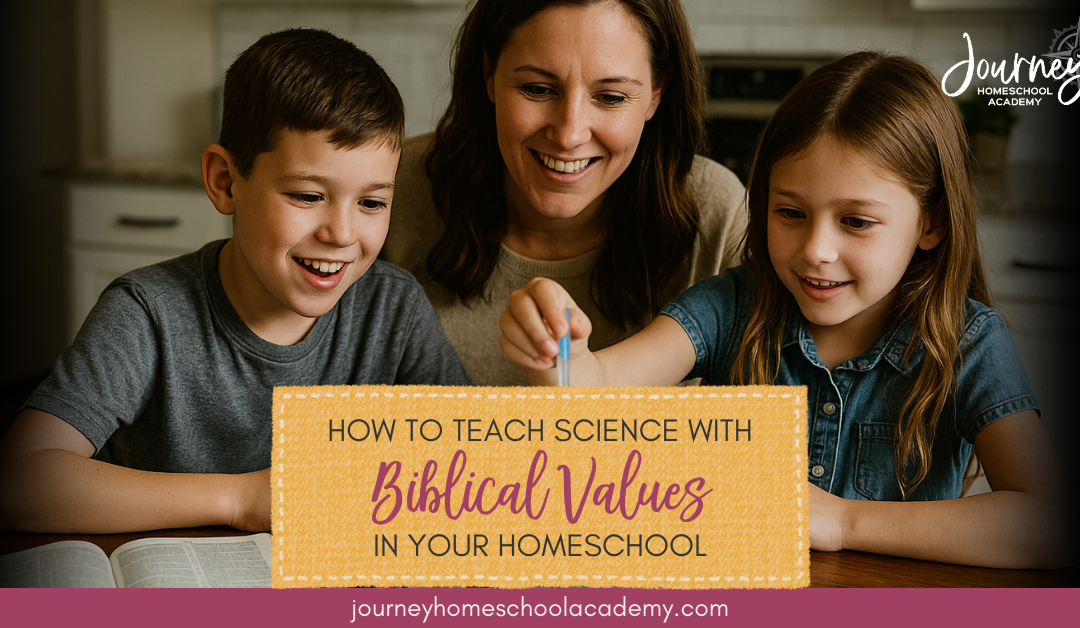 How to Teach Science with Biblical Values in Your Homeschool