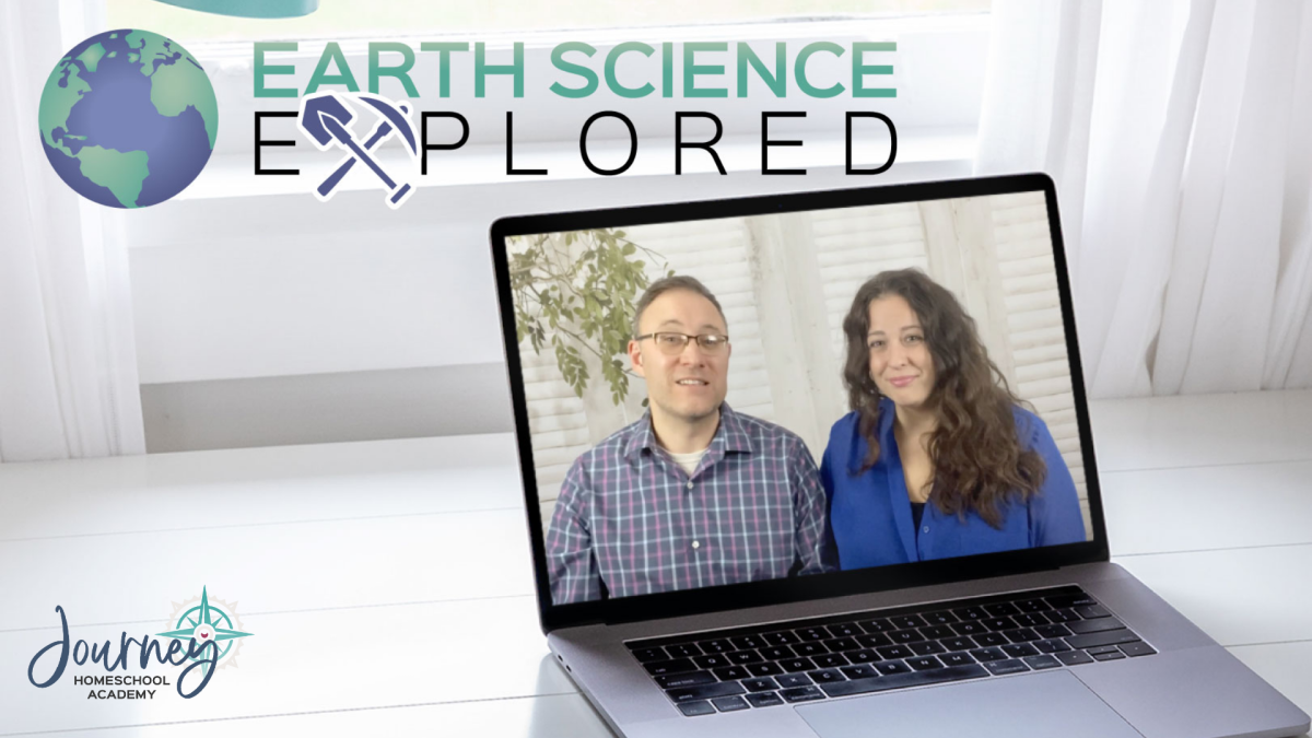 Middle school Christian homeschool earth science course with labs, quizzes, and note-taking skills to prepare students for high school science.