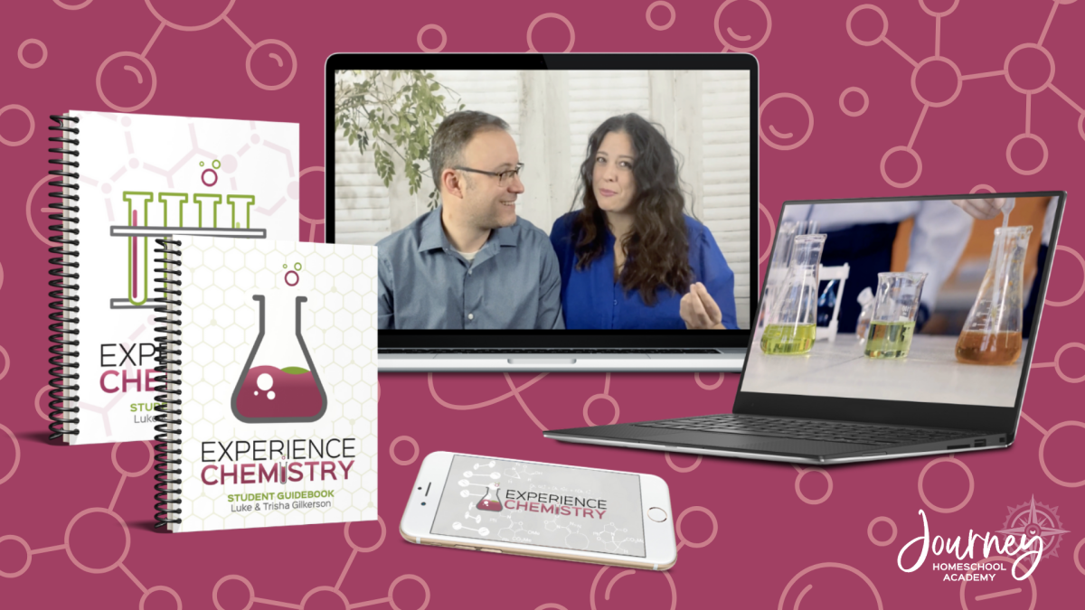 Experience Chemistry Christian homeschool chemistry curriculum with video lessons, student workbooks, and online lab demonstrations.
