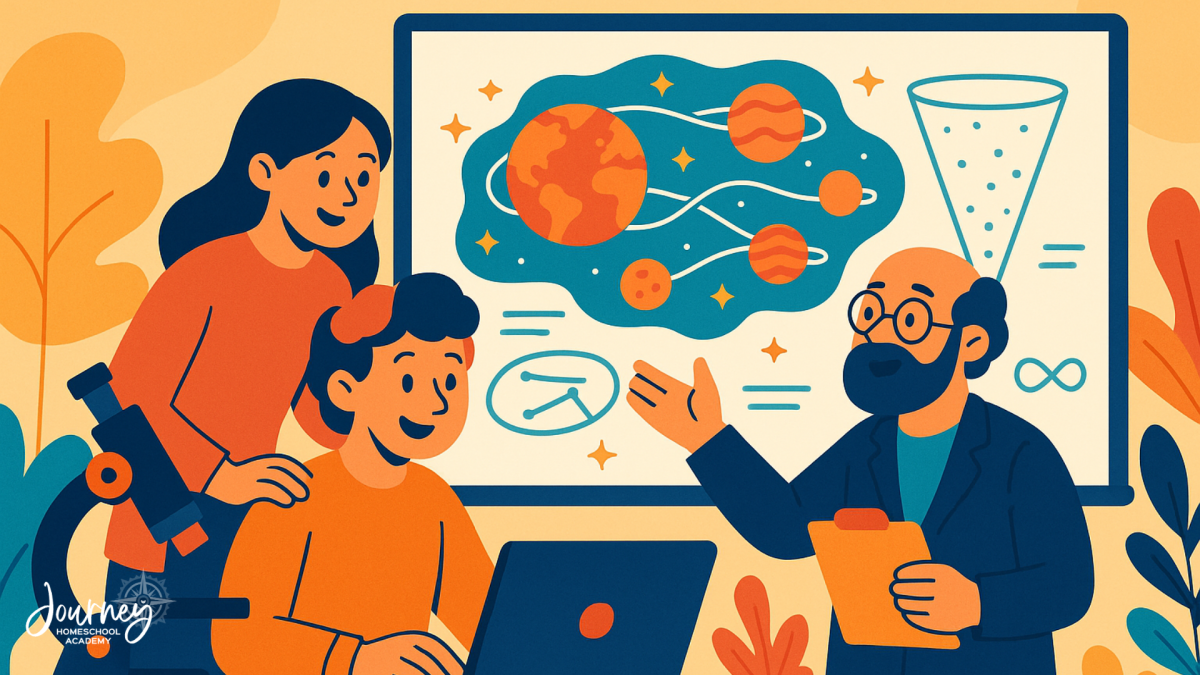 Homeschool family learning physics with a teacher and the multiverse theory – Journey Homeschool Academy