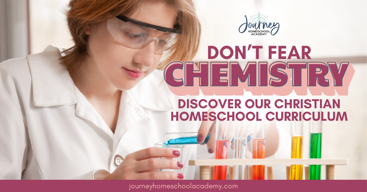Experience Chemistry Christian homeschool chemistry curriculum with video lessons, student workbooks, and online lab demonstrations.